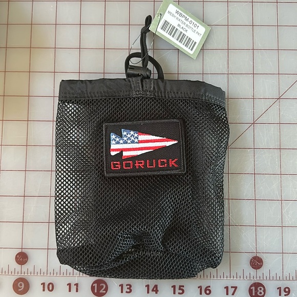 GORUCK Other - GORUCK mesh water bottle pocket black